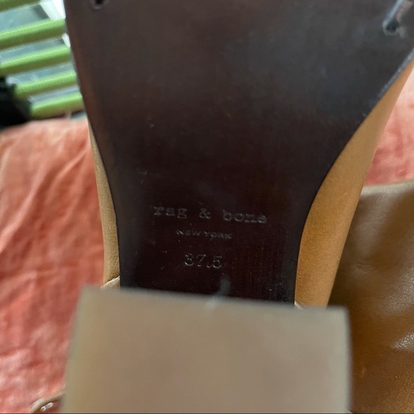 Rand and Bone Tan Leather Ankle Boots - Picture 3 of 9